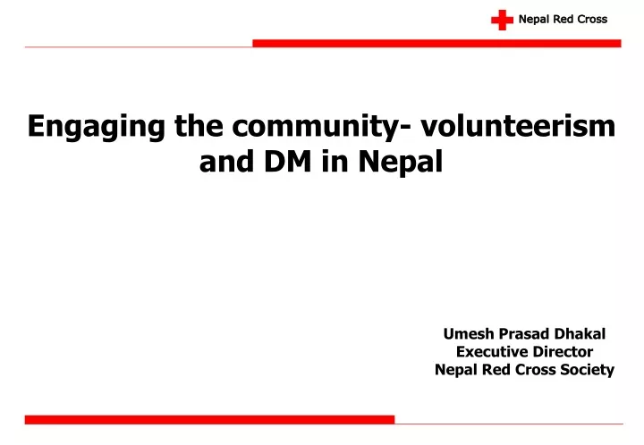 engaging the community volunteerism