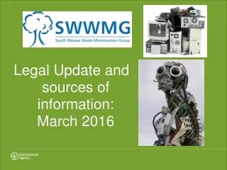 Legal Update and sources of information: March 2016