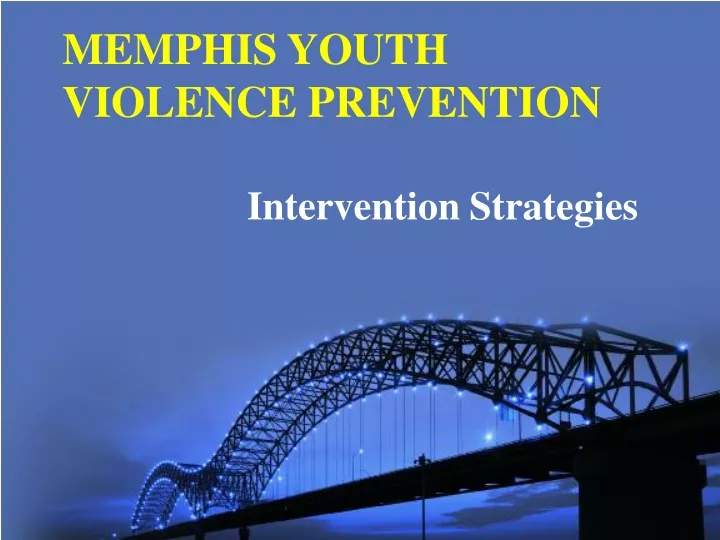 memphis youth violence prevention