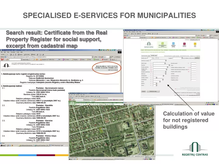 specialised e services for municipalities