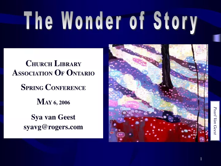 the wonder of story