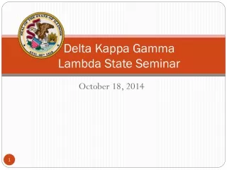 Delta Kappa Gamma Lambda State Seminar