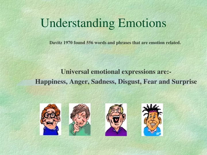 understanding emotions