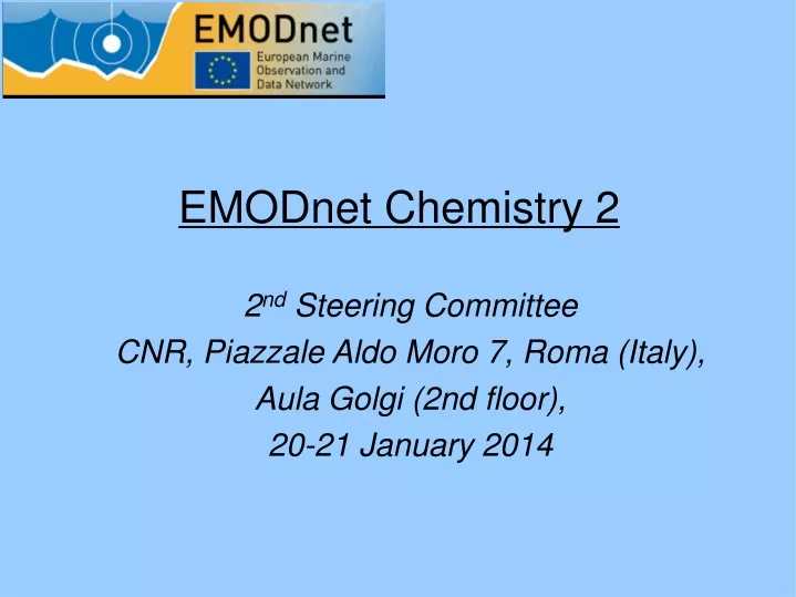 emodnet chemistry 2