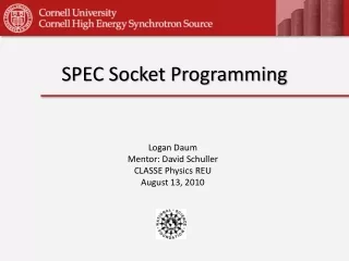 SPEC Socket Programming