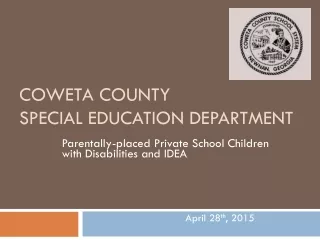 Coweta County Special Education Department