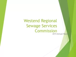Westend Regional Sewage Services Commission