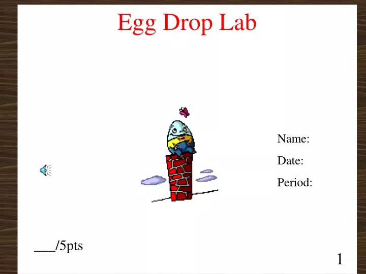 egg drop lab name date period