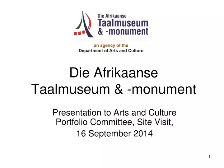 die afrikaanse taalmuseum monument