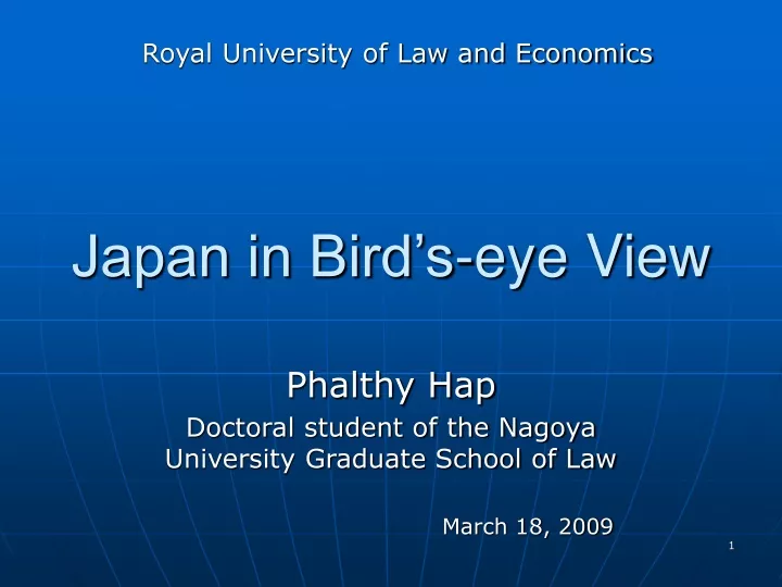 japan in bird s eye view