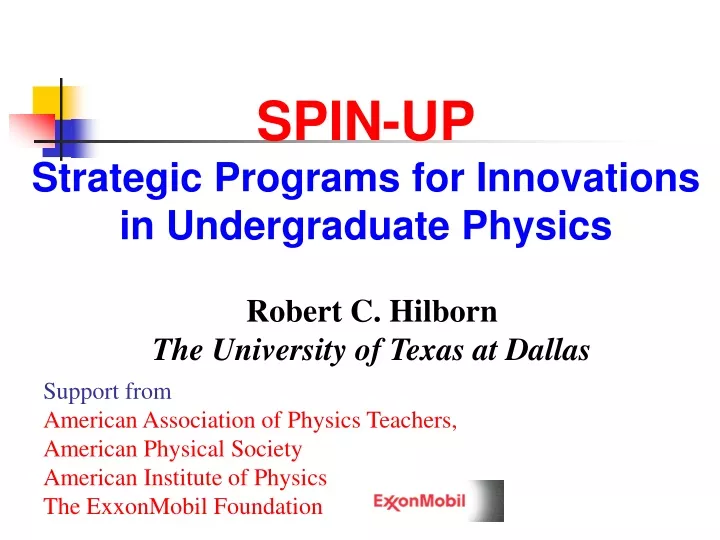 spin up strategic programs for innovations