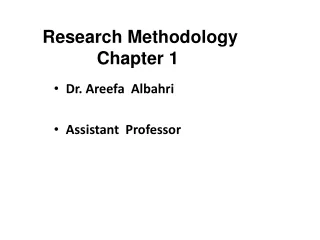 Research Methodology Chapter 1