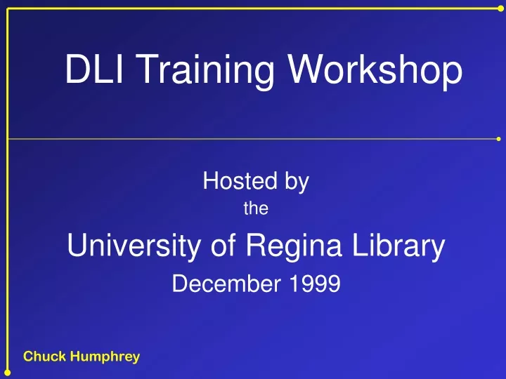 dli training workshop