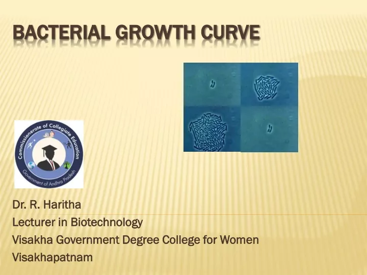 dr r haritha lecturer in biotechnology visakha government degree college for women visakhapatnam