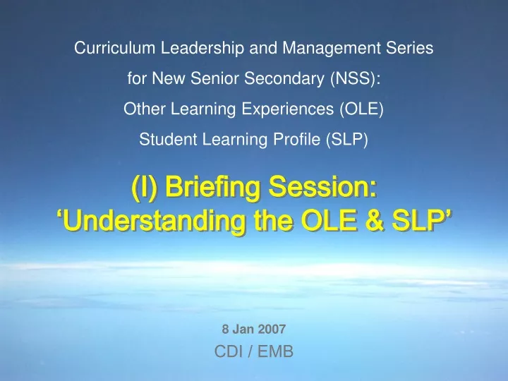 curriculum leadership and management series