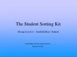 The Student Sorting Kit - slide 1