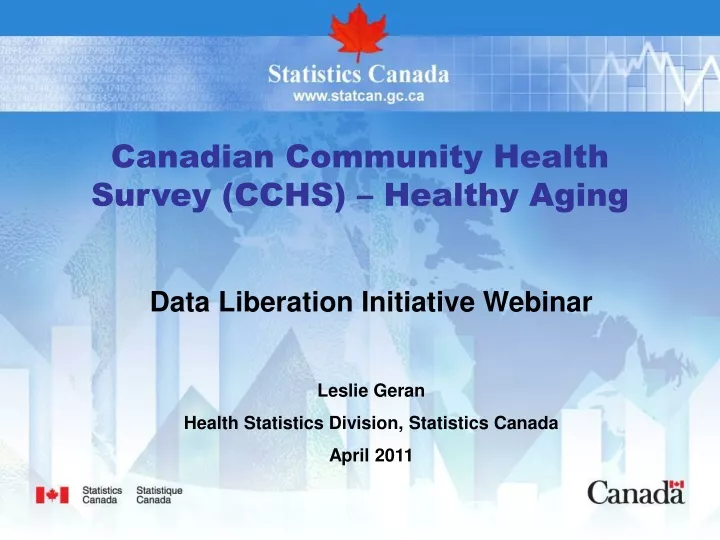 canadian community health survey cchs healthy
