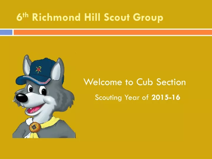 6 th richmond hill scout group
