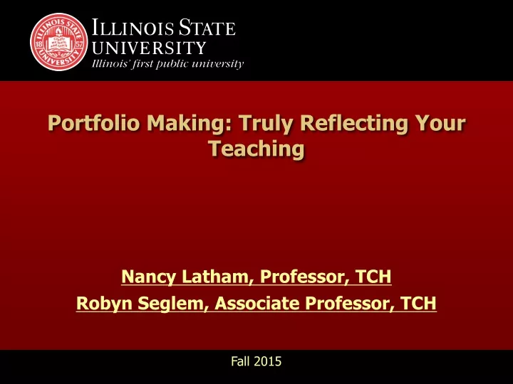 portfolio making truly reflecting your teaching