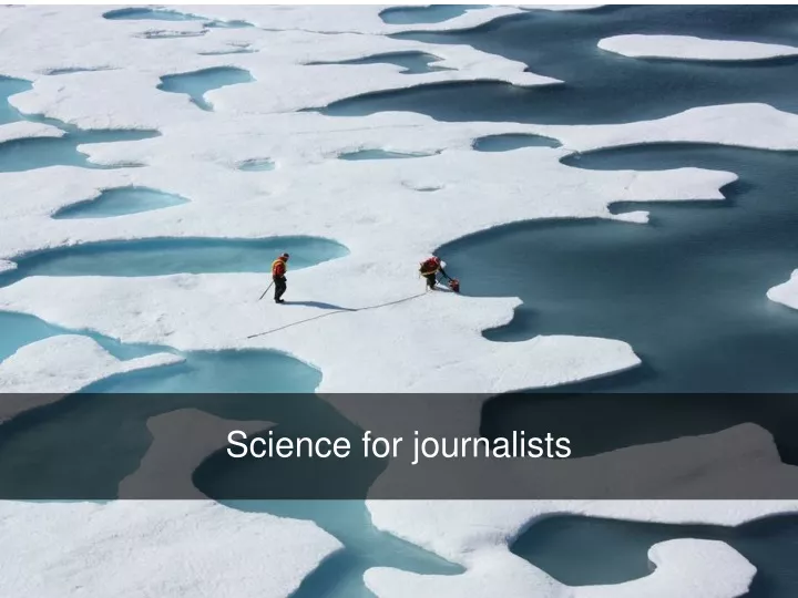 science for journalists