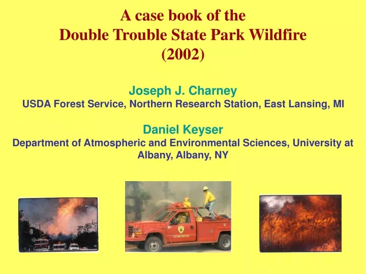 a case book of the double trouble state park