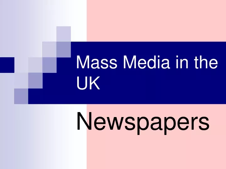mass media in the uk