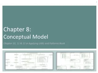 Chapter 8:  Conceptual Model Chapter 10, 11 &amp; 12 in Applying UML and Patterns Book.