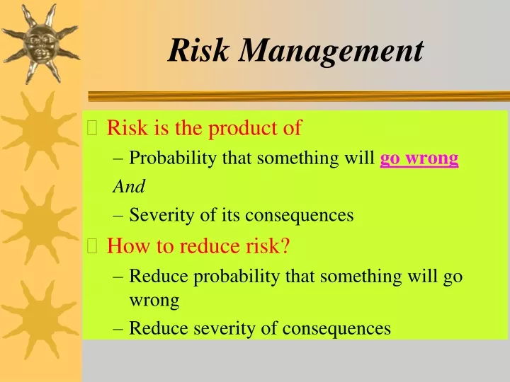 risk management