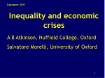 Inequality and Economic Crises: Global Trends and Impacts - slide 1