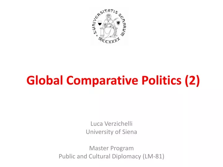 global comparative politics 2