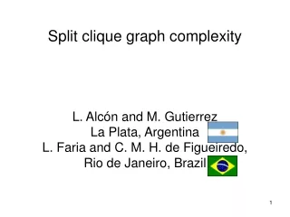 Split clique graph complexity