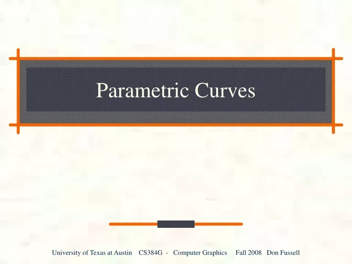 parametric curves