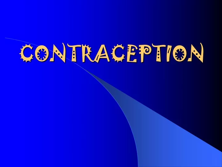 contraception