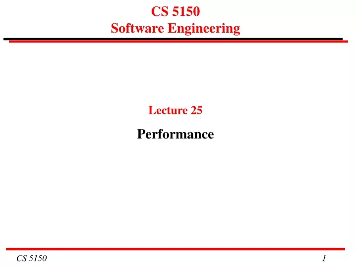 cs 5150 software engineering