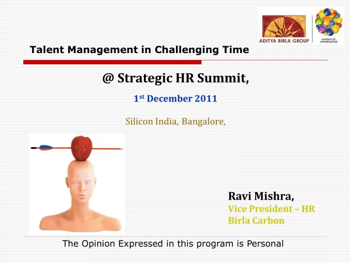 @ strategic hr summit 1 st december 2011 silicon india bangalore