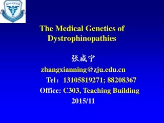 The Medical Genetics of Dystrophinopathies
