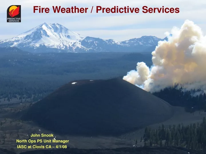 fire weather predictive services
