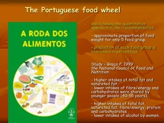 The Portuguese food wheel