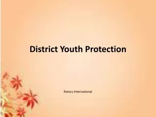 District Youth Protection