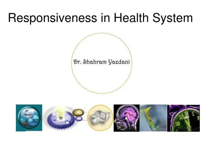responsiveness in health system