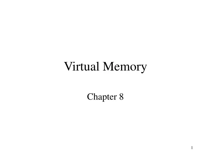 virtual memory