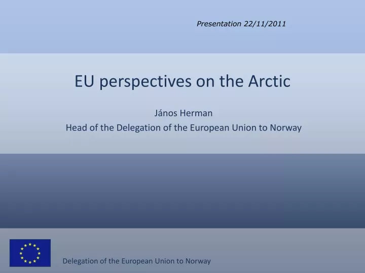 eu perspectives on the arctic
