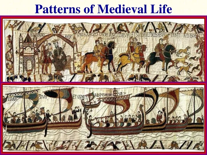 patterns of medieval life