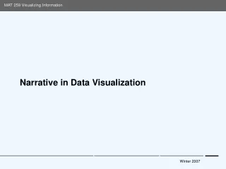 Narrative in Data Visualization