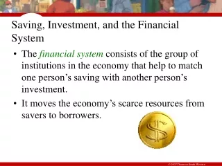 Saving, Investment, and the Financial System