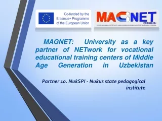 Partner 10. NukSPI - Nukus state pedagogical institute