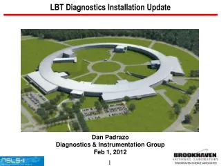 LBT Diagnostics Installation Update