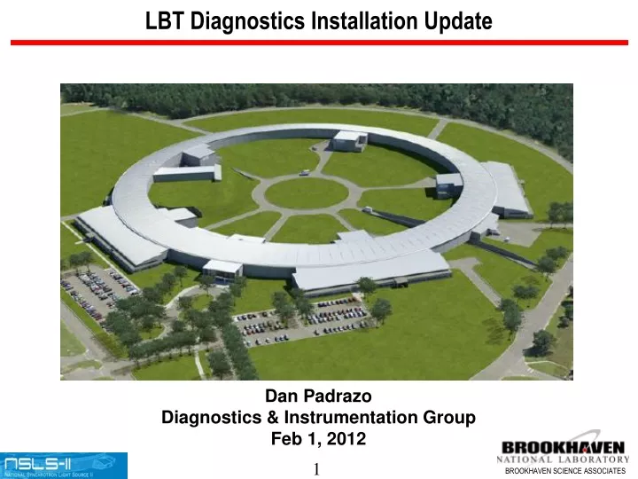 lbt diagnostics installation update