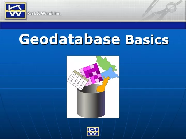 geodatabase basics