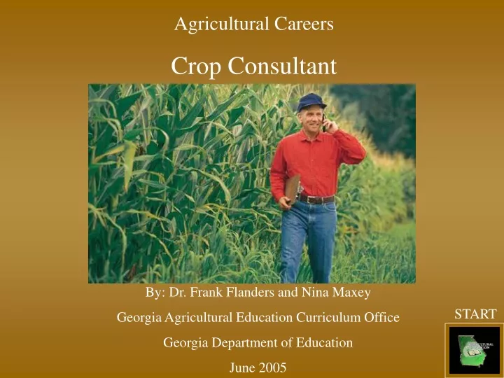 agricultural careers crop consultant